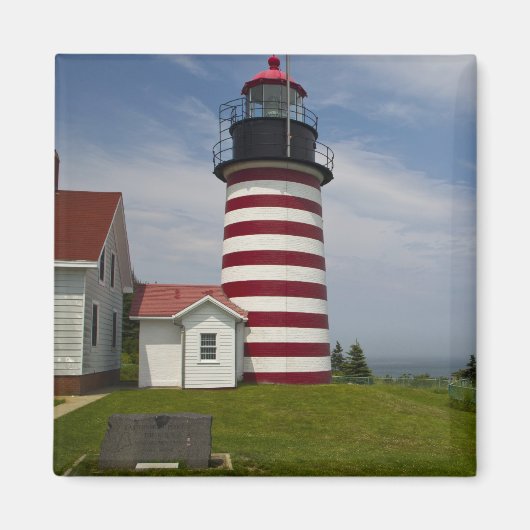 The West Quoddy Head Lighthouse State Park Magneet (Voorkant)