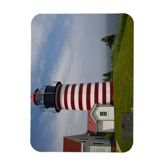 The West Quoddy Head Lighthouse State Park Magneet (Verticaal)