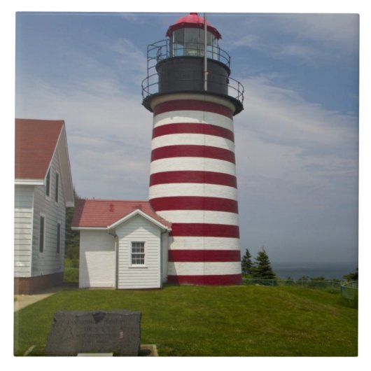 The West Quoddy Head Lighthouse State Park Tegeltje (Voorkant)