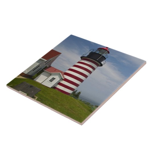 The West Quoddy Head Lighthouse State Park Tegeltje (Zijkant)