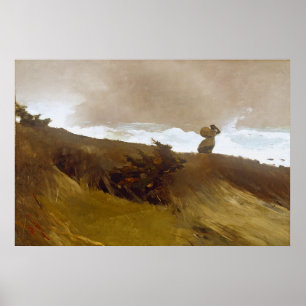 The West Wind, van Winslow Homer Poster