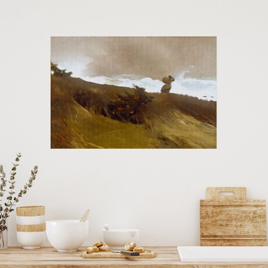 The West Wind, van Winslow Homer Poster (Keuken)