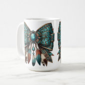 the western bow style koffiemok (Voorkant links)