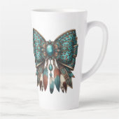 the western bow style latte mok (Rechts)