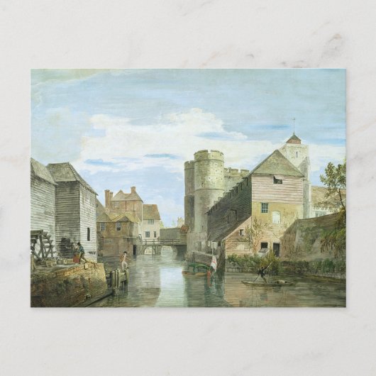 The Westgate, Canterbury (lichaamskleur op papier) Briefkaart (Voorkant)