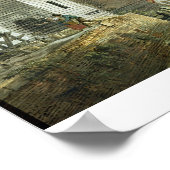 The Westgate, Canterbury (lichaamskleur op papier) Poster (Hoek)