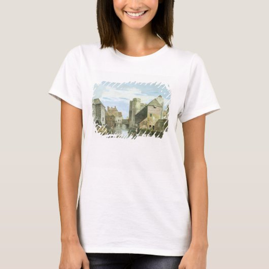 The Westgate, Canterbury (lichaamskleur op papier) T-shirt (Voorkant)
