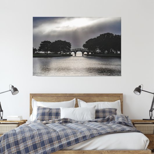 The Whalehead Bridge Canvas Afdruk (Insitu (Slaapkamer))