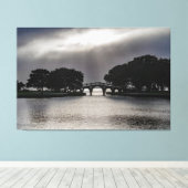 The Whalehead Bridge Canvas Afdruk (Insitu (Houten vloer))