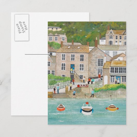 The Wharf at Mousehole Briefkaart (Voorkant / Achterkant)