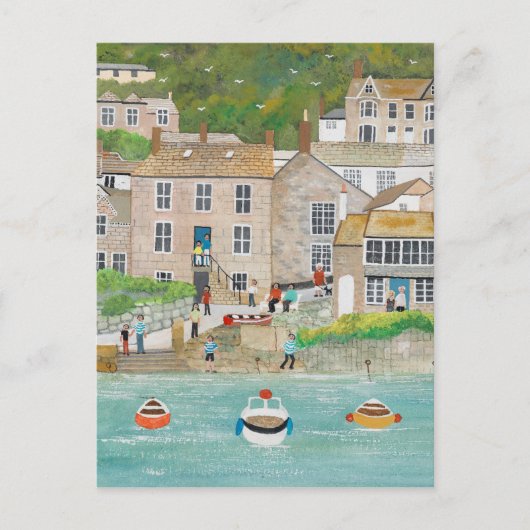 The Wharf at Mousehole Briefkaart (Voorkant)