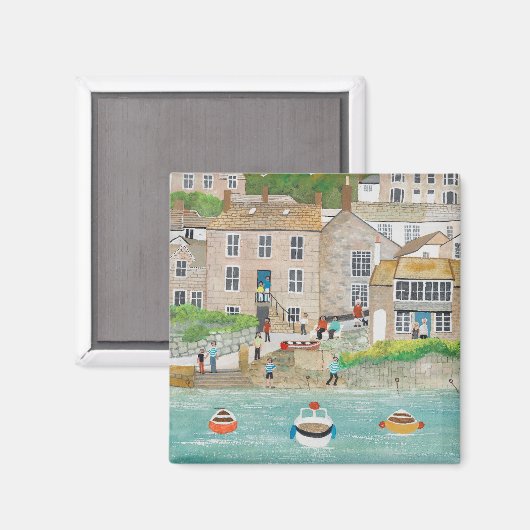 The Wharf at Mousehole Magneet (Voorkant / Achterkant)