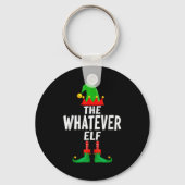 The Whatever Elf Matching Family Christmas Sleutelhanger (Voorkant)