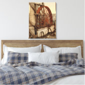 The Wheel, Laxey, Isle of Man, Engeland Canvas Afdruk (Insitu (Slaapkamer))