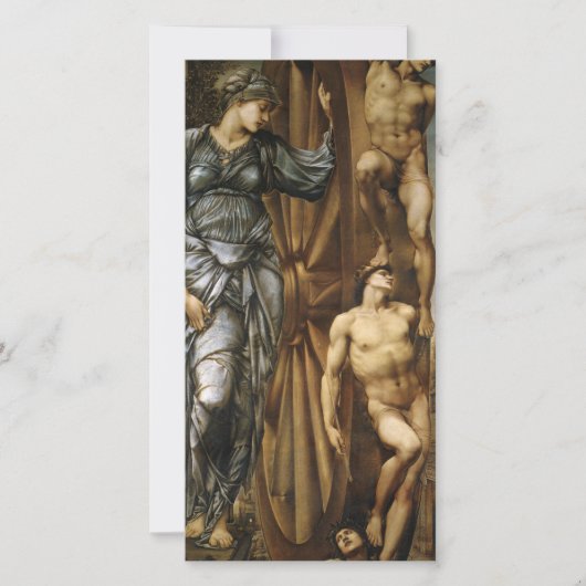 The Wheel of Fortune (door Edward Burne-Jones) Kaart (Voorkant)