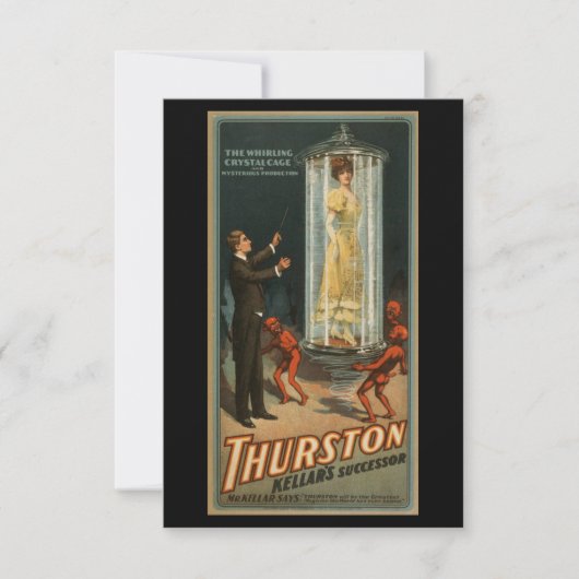  "The Whirling Crystal Cage" Bedankkaart (Voorkant)