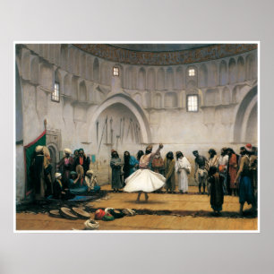 The Whirling Dervishes, 1899 Poster