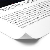 The Whirlpool Galaxy (51a, M51a, NGC 5194) Poster (Hoek)