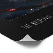 The Whirlpool Galaxy (51a, M51a, NGC 5194) Poster (Hoek)