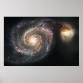 The Whirlpool Galaxy Messier 51a NGC 5194 Poster (Voorkant)