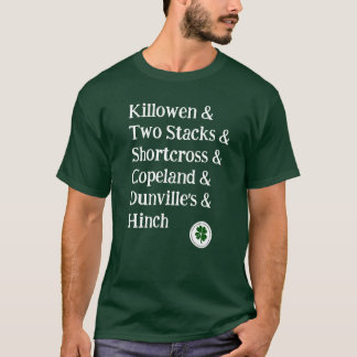 The Whiskeys of County Down T-shirt