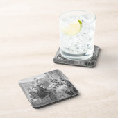 The Whist Party, 1783, gegraveerd door Jean Dambru Bier Onderzetter (Rechterzijde)