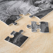 The Whist Party, 1783, gegraveerd door Jean Dambru Legpuzzel (Zijkant)