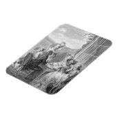 The Whist Party, 1783, gegraveerd door Jean Dambru Magneet (Linkerzijde)