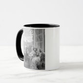 The Whist Party, 1783, gegraveerd door Jean Dambru Mok (Voorkant links)