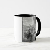 The Whist Party, 1783, gegraveerd door Jean Dambru Mok (Voorkant rechts)