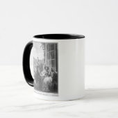 The whist party, gegraveerd door Jean Dambrun 1783 Mok (Voorkant links)