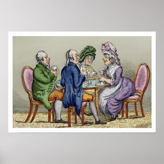 The Whist Party (kleurenlitho) Poster (Voorkant)