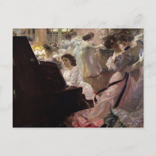 The White Ball, 1903 Briefkaart (Voorkant)