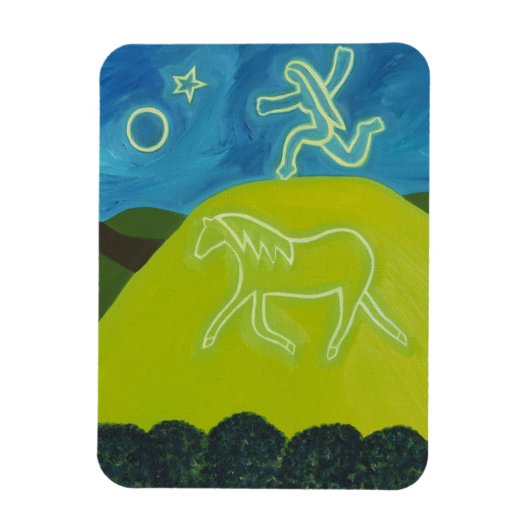 The White Horse in Somerset 2011 Magneet (Verticaal)