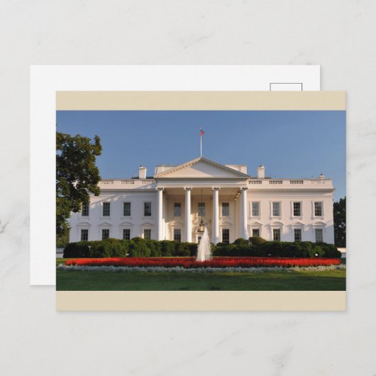 The White House, Washington D.C., USA Briefkaart (Voorkant / Achterkant)