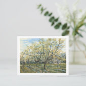 The White Orchard (F403) Van Gogh Fine Art Briefkaart (Staand voorkant)
