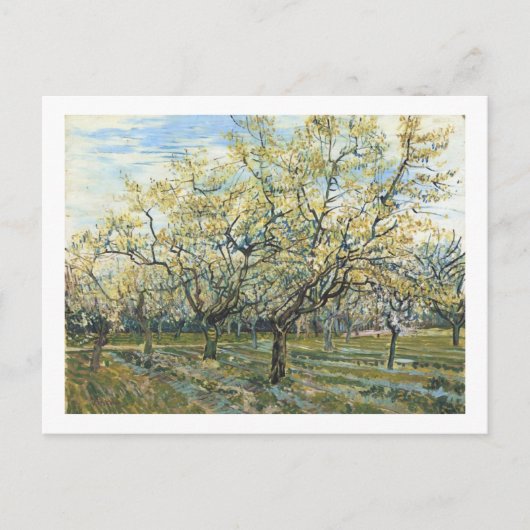 The White Orchard (F403) Van Gogh Fine Art Briefkaart (Voorkant)