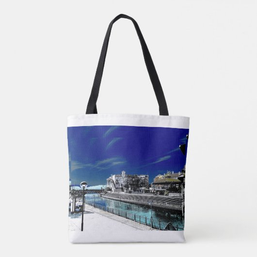 The White Phanto Tote Bag (Achterkant)