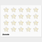 The White Rose of Love_ Ster Sticker (Vel)