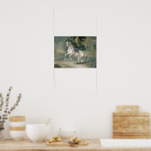The White Stallion 'Leal' en levade, 1721 Poster (Keuken)