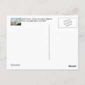 The White Tower - Tower of London Briefkaart (Achterkant)