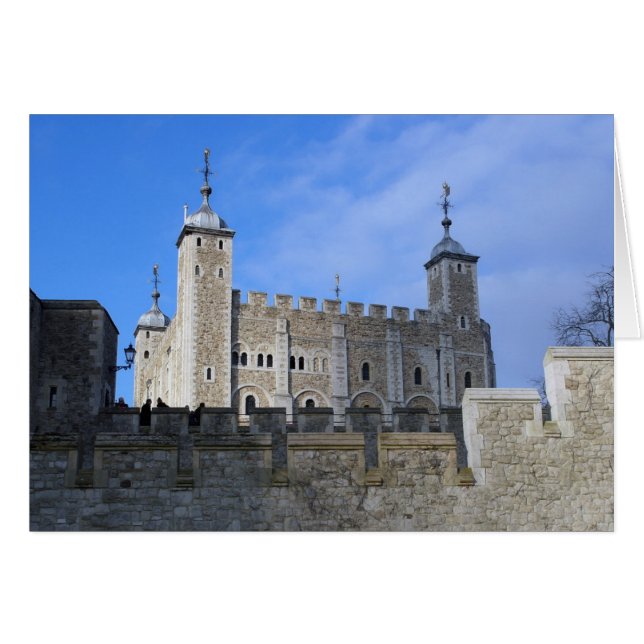 The White Tower - Tower of London Kaart (Voorkant Horizontaal)