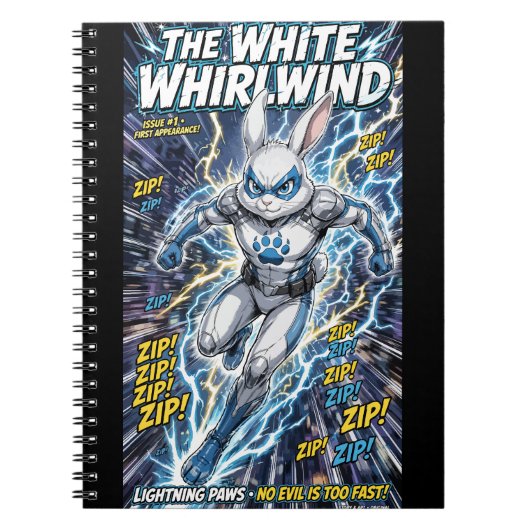 The White Whirlwind Notitieboek (Voorkant)