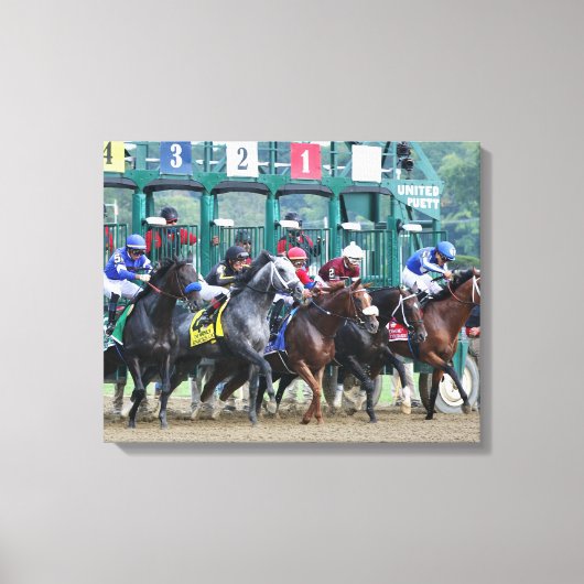 The Whitney Stakes - Knicks Go 2021 Canvas Afdruk (Voorkant)