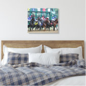 The Whitney Stakes - Knicks Go 2021 Canvas Afdruk (Insitu (Slaapkamer))