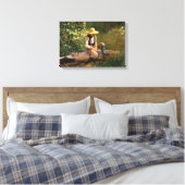 The Whittling Boy (door Winslow Homer) Canvas Afdruk (Insitu (Slaapkamer))