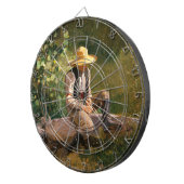 The Whittling Boy (door Winslow Homer) Dartbord (Voorkant Rechts)