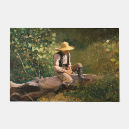 The Whittling Boy (door Winslow Homer) Deurmat