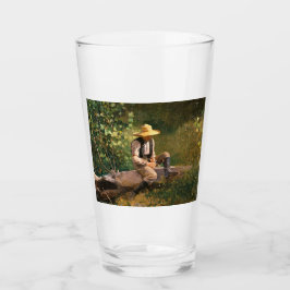 The Whittling Boy (door Winslow Homer) Glas