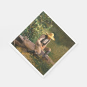 The Whittling Boy (door Winslow Homer) Servet (Hoek)